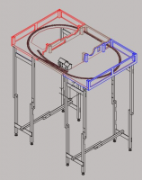 Structure de base avec plateaux et pieds dépliés.JPG