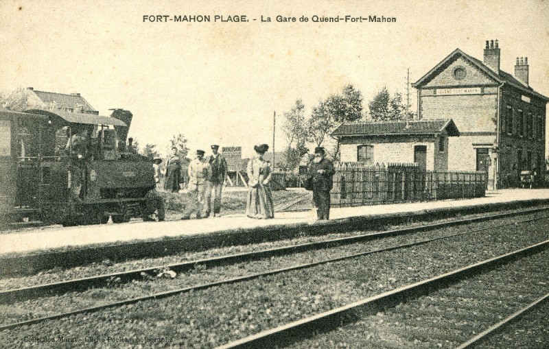 80 - Fort-Mahon-Plage - La Gare de Quend-Fort-Mahon - Collection Marat.jpg