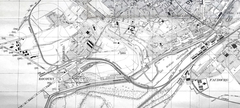 Plan de St-Quentin - 1er décembre 1910